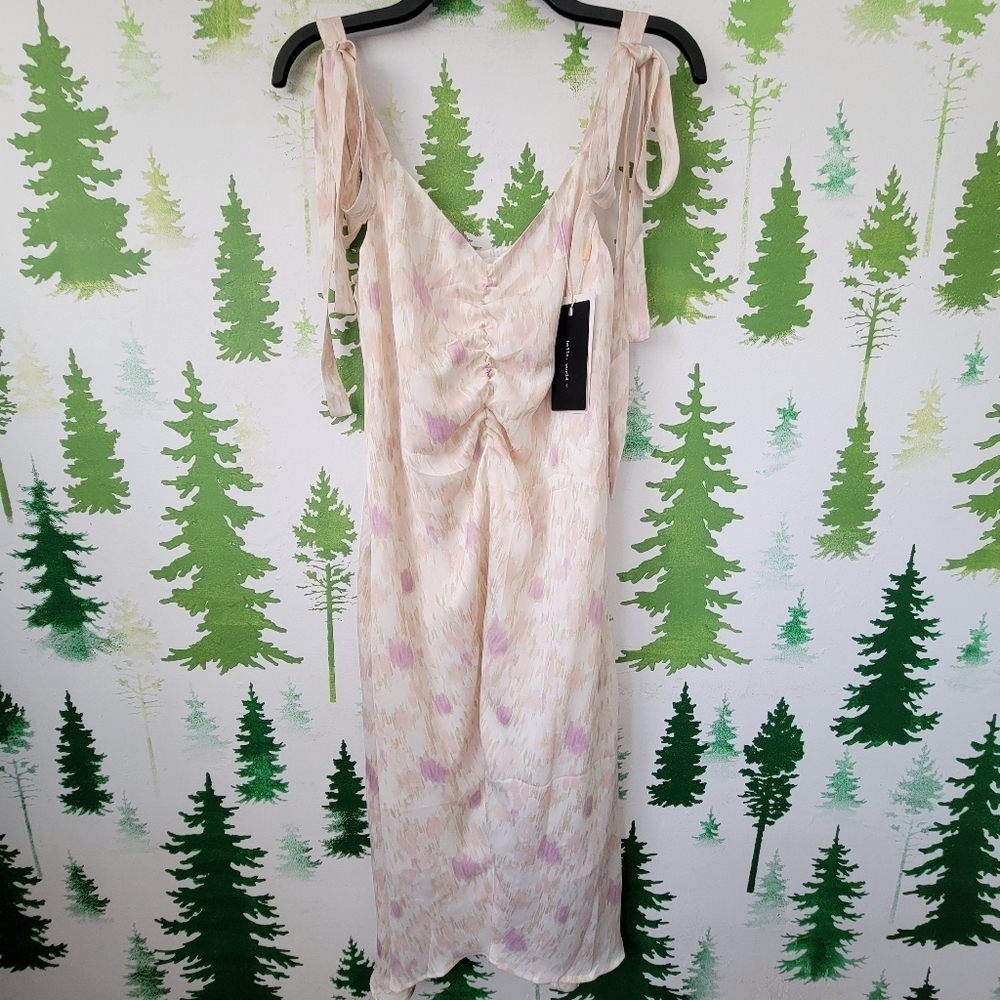 Gökotta Floral Suspender Dress.